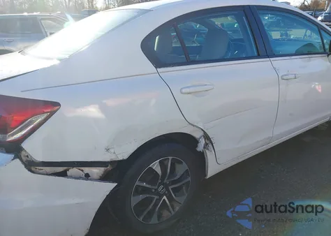 2013 Honda Civic Ex z USA, uszkodzony, nr VIN 19XFB2F80DE287396